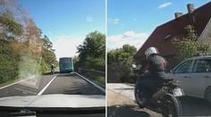 Řidič ujížděl na kradené motorce s falešnou registrační značkou