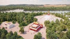 U Kladna má vyrůst stavba buddhistů, přiláká věřící z celého světa