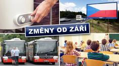 ZMĚNY OD ZÁŘÍ: Povinná školka, nové dotace i konec billboardů