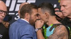 McGregor je zase v ráži. Soupeře při staredownu okradl a odmítl sportovní gesto