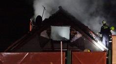 Rekonstruovaná chata lehla popelem, škoda dva a půl miliónu