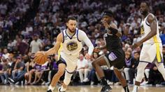 Obhájci titulu v NBA jdou dál. Golden State vystřílel postup 50bodový Curry