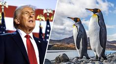 Donald Trump uvalil cla na ostrov, kde žijí jen tučňáci