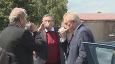 Prezident zakončil návštěvu Vysočiny, začíná mu dovolená