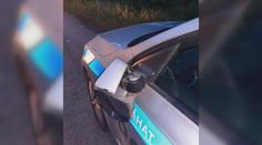 Výtržník poničil policejní vůz. Hlídka ho zpacifikovala na místě