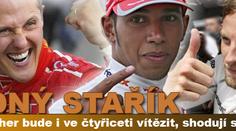 ŽÁDNÝ STAŘÍK: Schumacher bude i ve čtyřiceti vítězit, shodují se piloti