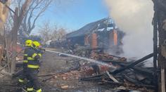 Na Olomoucku hořela stodola a rodinný dům. Škoda vyčíslena na tři miliony korun