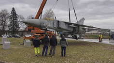 Do Českých Budějovic se vrátila stíhačka Mig-23. Nadšenci ji budou restaurovat