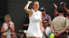 Kvitová se i přes porážku dočkala bouřlivých ovací. Nezadržela slzy