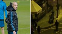 Fanoušci PSG před hotelem Realu hráli na bubny házeli dělobuchy!