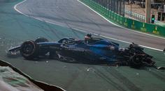 Albon v závodě F1 opět boural. Ošklivě se srazil s Ricciardem