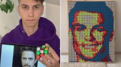 Pomocí hračky ze 70. let vytváří mladý umělec poutavé portréty celebrit