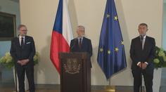 Babiš, Fiala a Pavel se v pohledu na Ukrajinu shodli. Jednali společně na Hradě