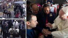 Divoká cesta papeže Františka! Srážka s koněm a svatba v letadle