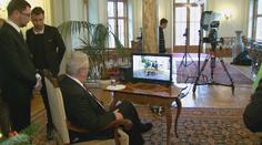 Vánoční poselství prezidenta Miloše Zemana! Takhle to vypadalo v ZÁKULISÍ