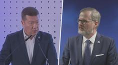 Fialova vláda proti nám využívá estébácké praktiky z 50. let, tvrdí Okamura