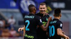 Inter si s chutí zastřílel, Džeko se trefil dvakrát