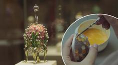 Jedinečné záběry známých ruských vajec klenotníka Fabergéra