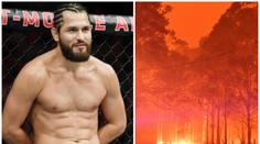 V kleci sám rozpoutal peklo. Teď chce Masvidal bojovat proti požárům