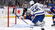 Sorokin neuvěřitelným zákrokem hokejkou nastartoval Islanders k obratu