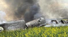 Na jihozápadě Ruska se zřítil strategický bombardér. K sestřelení se hlásí Ukrajina