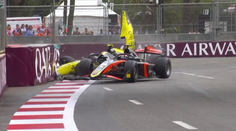 Video: Staněk v F2 způsobil drtivou nehodu. Totálně sešrotoval svůj vůz