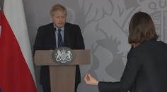 Válka psychicky drtí všechny. Ukrajinská novinářka se rozplakala před Johnsonem