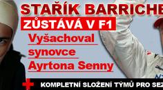 Stařík Barrichello zůstává v F1. V souboji o místo v bývalé Hondě porazil synovce Ayrtona Senny