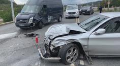VIDEO: Hromadná nehoda pěti aut u Komořan