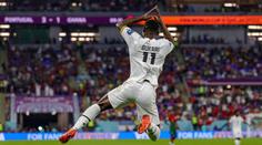 Ghaňan oslavil gól jako Ronaldo. Portugalec se jen vztekal