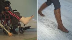 Auto na ledu nedobrzdilo a srazilo 3leté dítě! Náledí dělá problémy i chodcům
