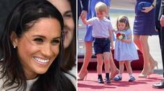 George a Charlotte milují tetu Meghan. Tímto trikem si je získala