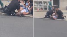 Policie dál používá smrtící taktiku. Na černošském krku klečel další muž zákona