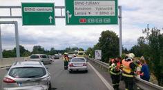 Hromadná nehoda na dálnici D2! Zranilo se šest lidí včetně dětí