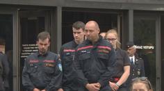 S Pavolem (†31) se loučily stovky lidí. Truchlí policistovi kolegové i hasiči