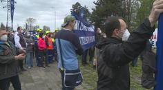 Zaměstnanci protestovali proti majiteli hutí Liberty, bojí se o práci