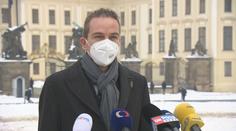 Za prezidentem zamířil šéf Pirátů Bartoš. Řeší nejen epidemii covidu