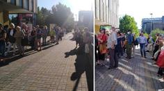 Úřady práce v obležení žadatelů o příspěvky! Obří fronty, hodiny čekání
