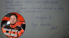Manželčin dojemný list záchranáři: "Odešel jsi do nebe..."