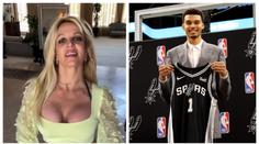 Přehnaná ochrana nejvyššího hráče NBA. Britney Spearsová dostala ránu do hlavy