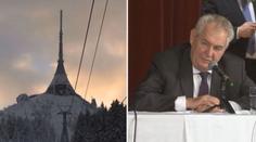 Prezident míří do Liberce, v hotelu na něj čeká župan i pantofle