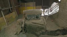 Mimořádný objev v Pompejích! Archeologové našli zachovalý kočár
