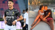 Dovolená plná polibků. Cristiano si užívá po boku své božské paní