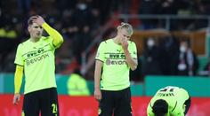 Dortmund v německém poháru překvapivě padl s lídrem druhé ligy