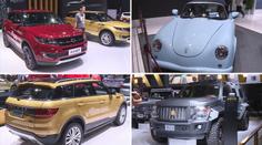 OBRAZEM: Autosalon v Šanghaji nabízí i čínské kopie zavedených značek