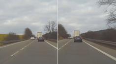 Blázen za volantem: Předjížděl přes plnou, vytlačil auto v protisměru