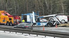 Kolaps na dálnici D1. Lidé čekali v dlouhých kolonách, řešilo se několik nehod