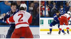 Jako v hospodě! Palát a Šustr si vyšlápli na hráče Detroitu VIDEO