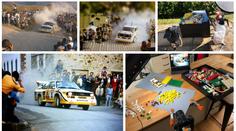 Úžasné snímky: Fotograf zachytil legendu rallye pomocí stavebnice