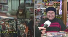 VIDEO: Odvážná trafikantka zmlátila ozbrojeného zloděje schůdkami